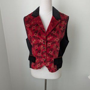 Vintage CanvasBacks Red, Black & Gold Vest, 12P